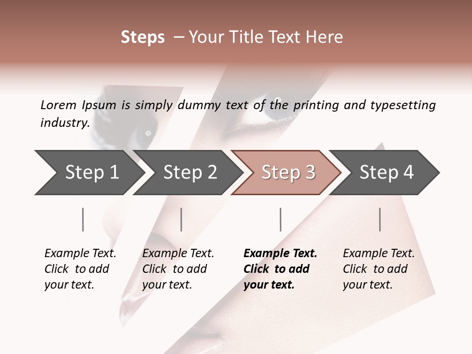 Cosmetics Teeth White PowerPoint Template