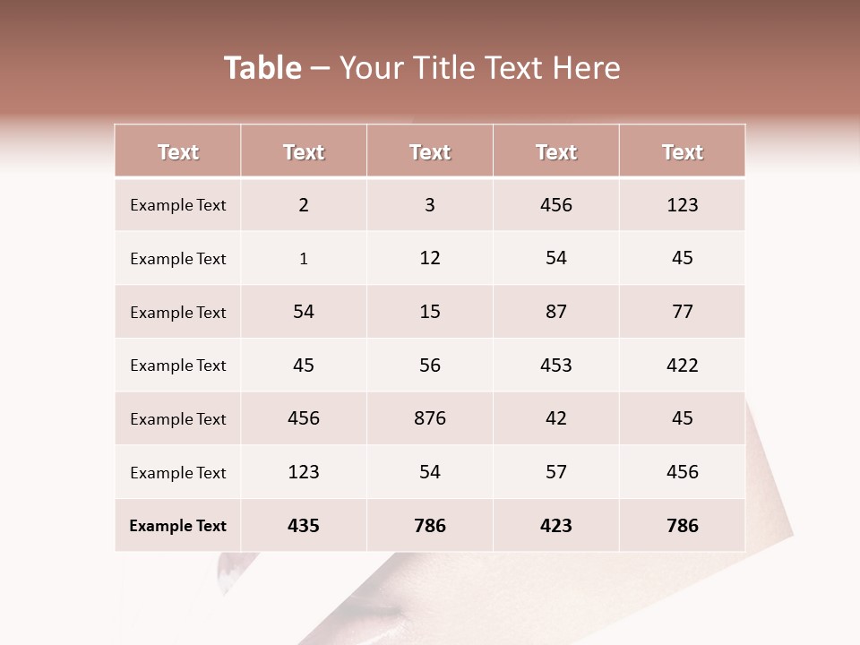 Cosmetics Teeth White PowerPoint Template