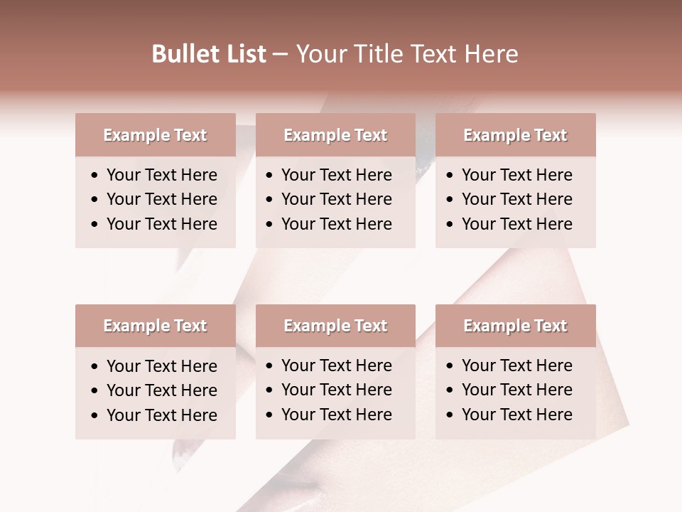 Cosmetics Teeth White PowerPoint Template