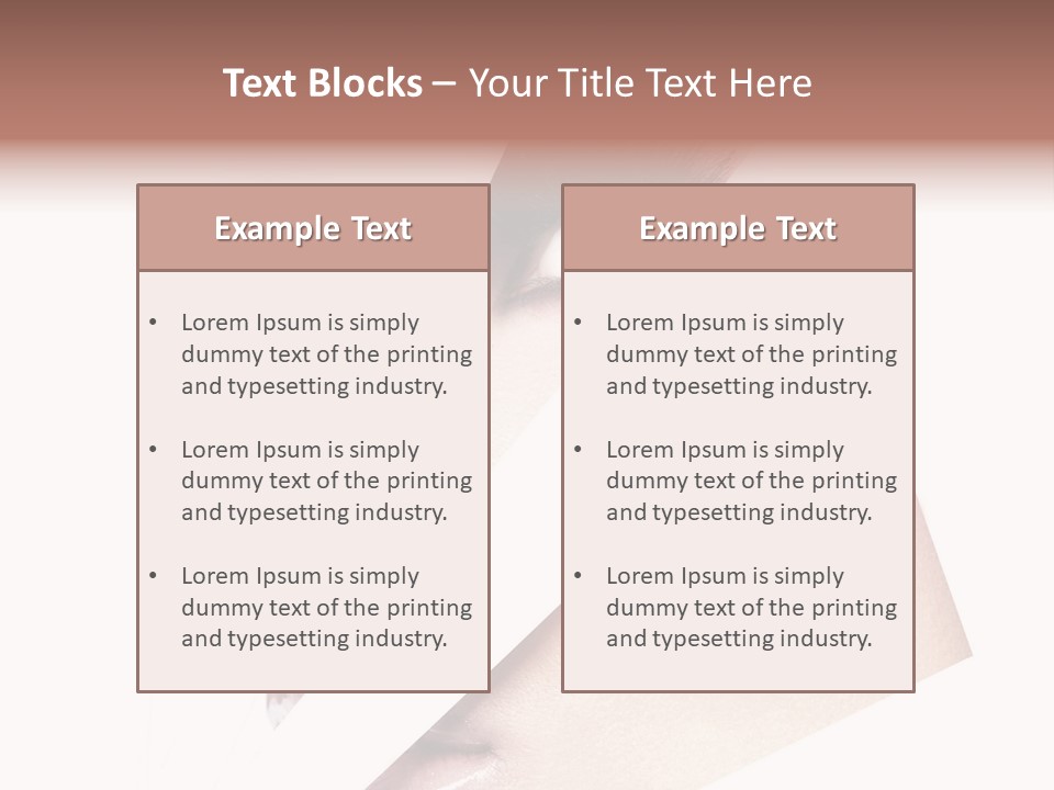 Cosmetics Teeth White PowerPoint Template