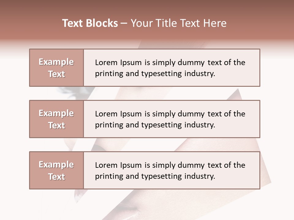Cosmetics Teeth White PowerPoint Template