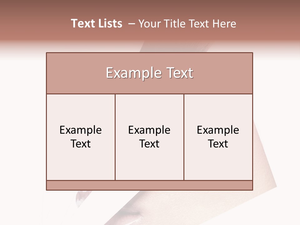 Cosmetics Teeth White PowerPoint Template