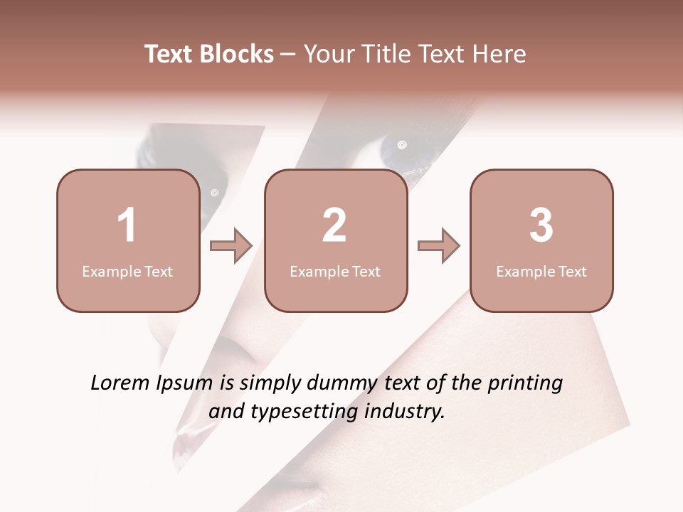 Cosmetics Teeth White PowerPoint Template