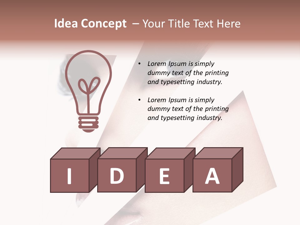 Cosmetics Teeth White PowerPoint Template