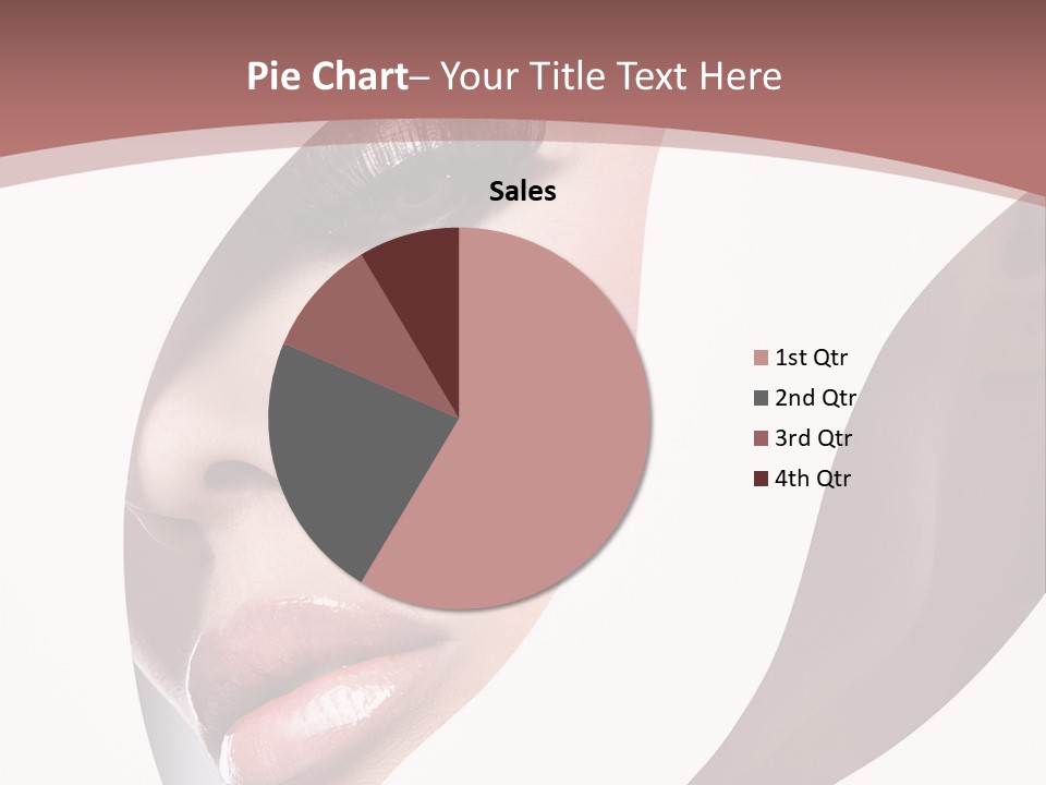 Look Eyes Lips PowerPoint Template