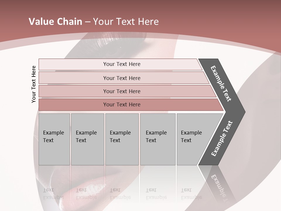 Look Eyes Lips PowerPoint Template