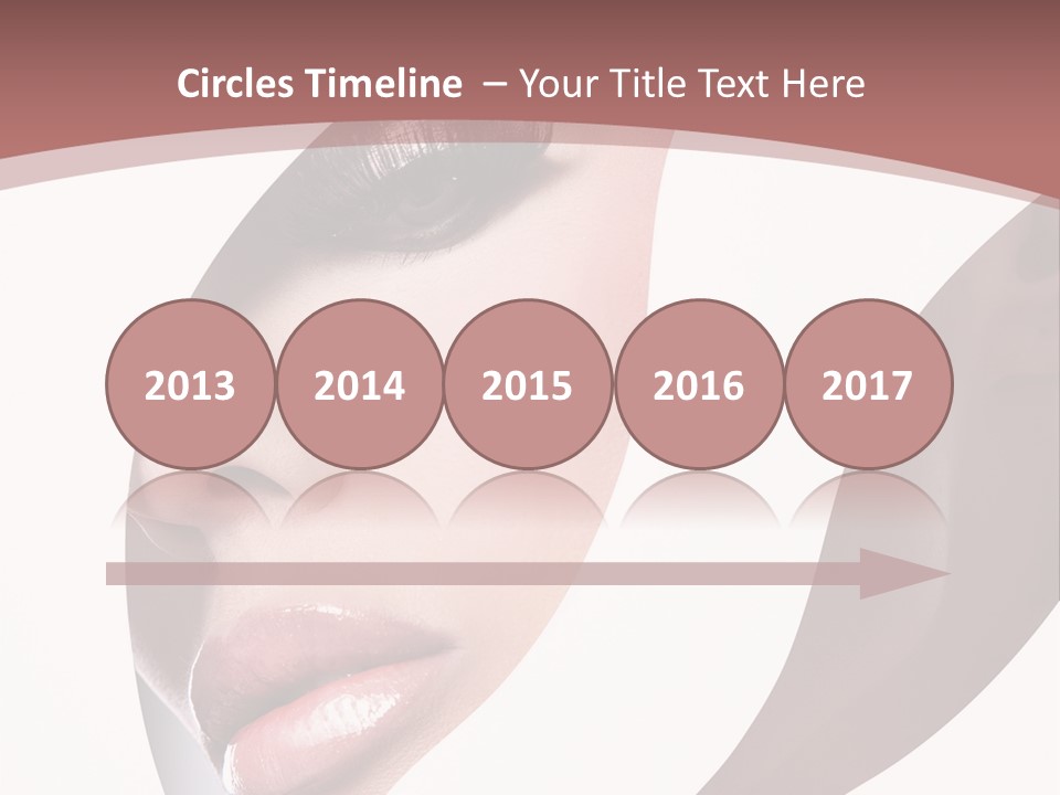 Look Eyes Lips PowerPoint Template