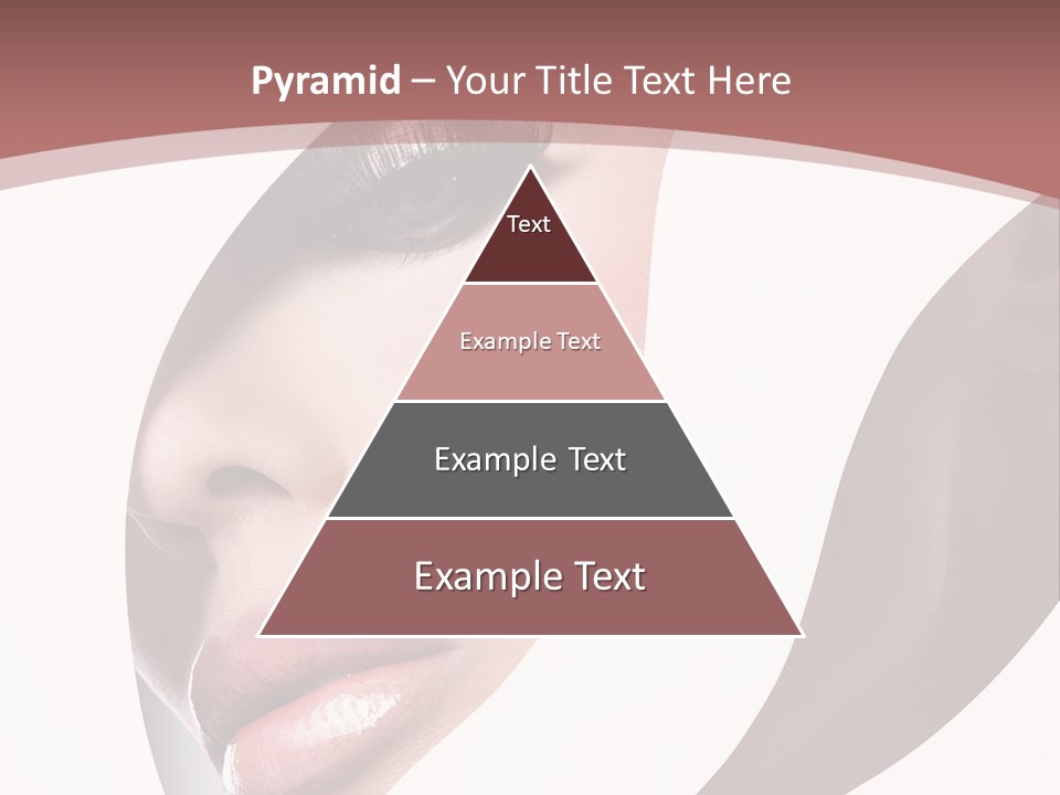 Look Eyes Lips PowerPoint Template