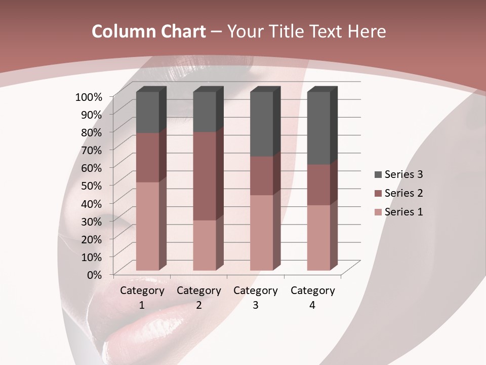Look Eyes Lips PowerPoint Template