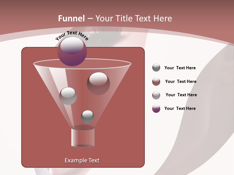 Look Eyes Lips PowerPoint Template