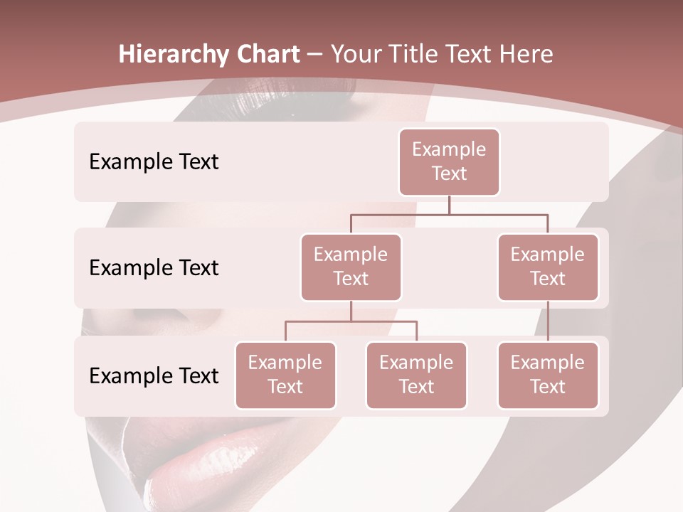 Look Eyes Lips PowerPoint Template