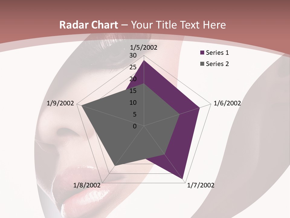 Look Eyes Lips PowerPoint Template