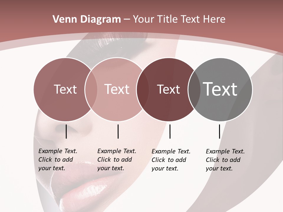 Look Eyes Lips PowerPoint Template