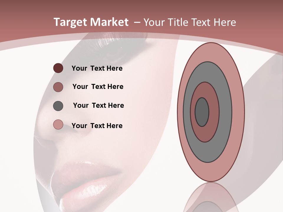 Look Eyes Lips PowerPoint Template