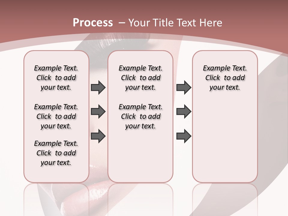 Look Eyes Lips PowerPoint Template