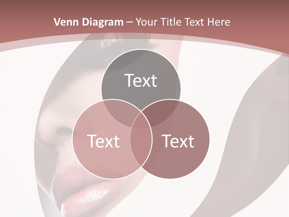 Look Eyes Lips PowerPoint Template