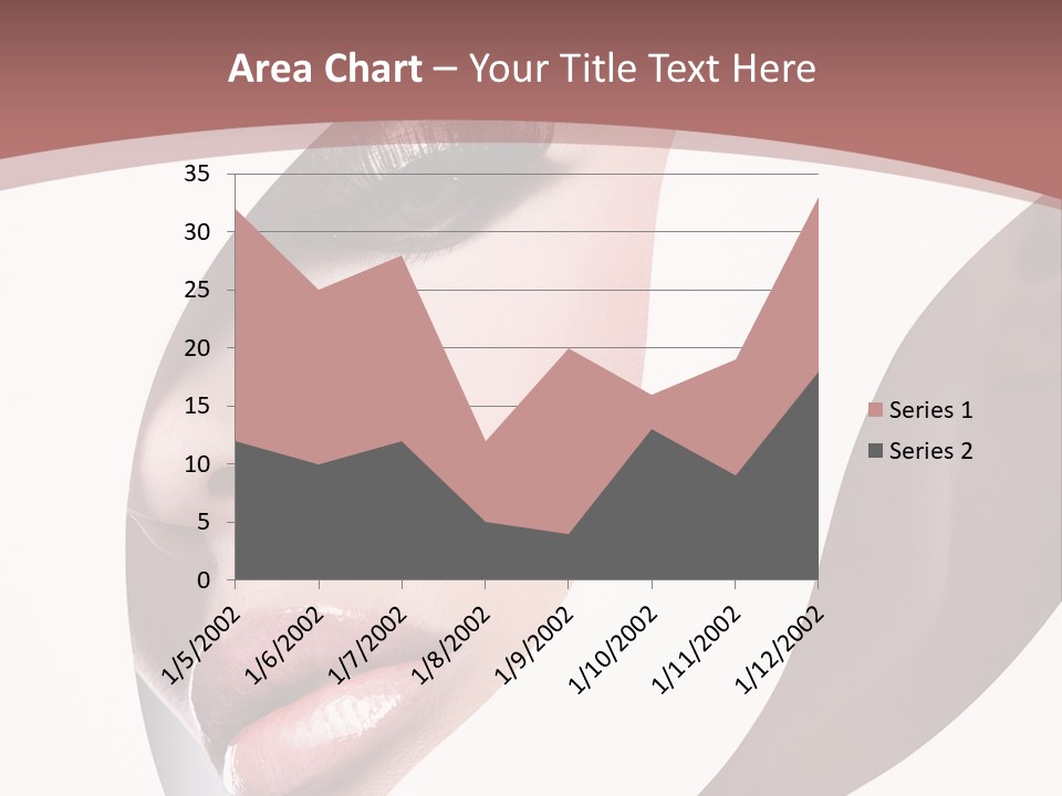 Look Eyes Lips PowerPoint Template