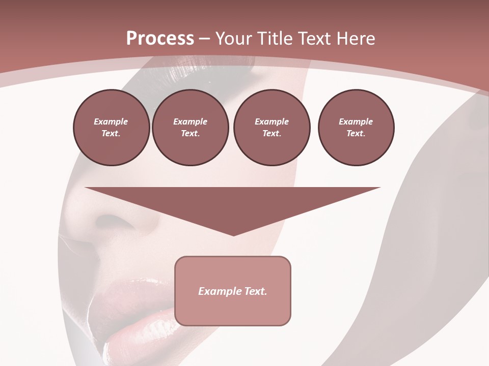 Look Eyes Lips PowerPoint Template