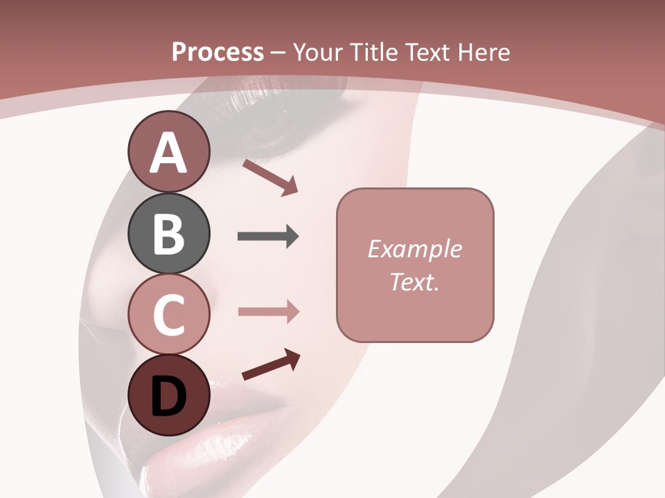 Look Eyes Lips PowerPoint Template