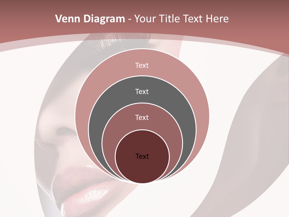 Look Eyes Lips PowerPoint Template