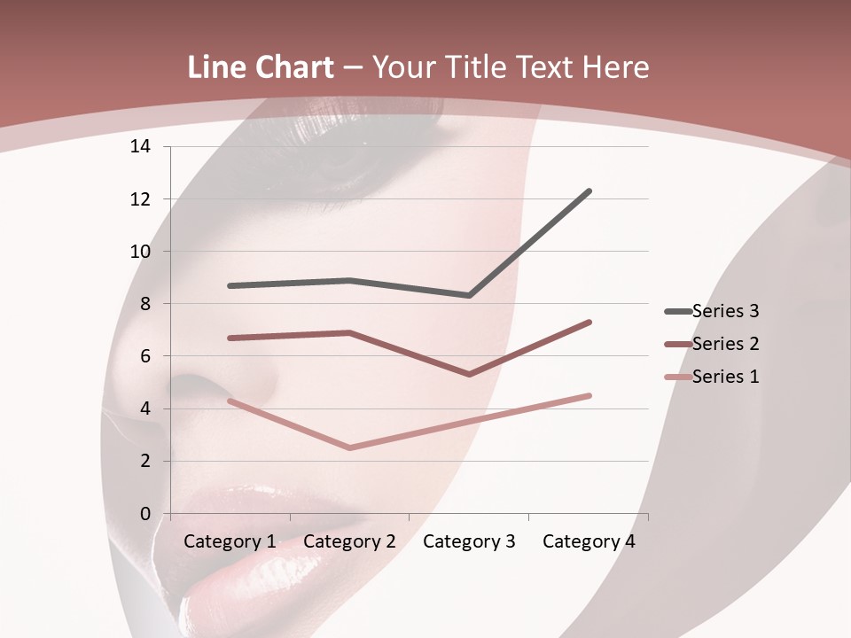 Look Eyes Lips PowerPoint Template