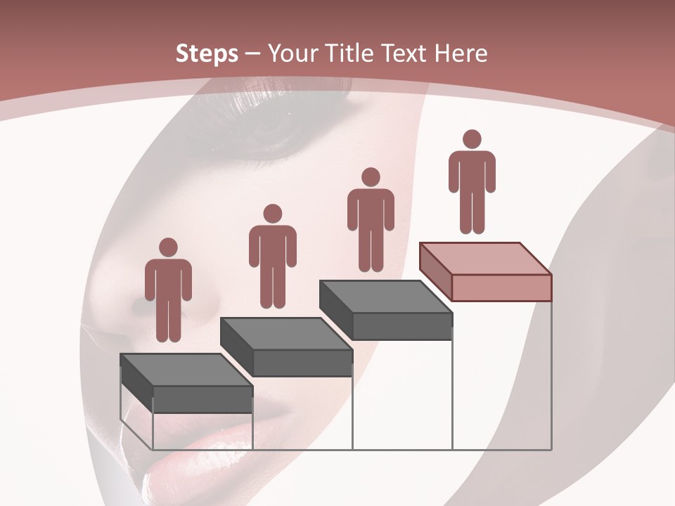 Look Eyes Lips PowerPoint Template