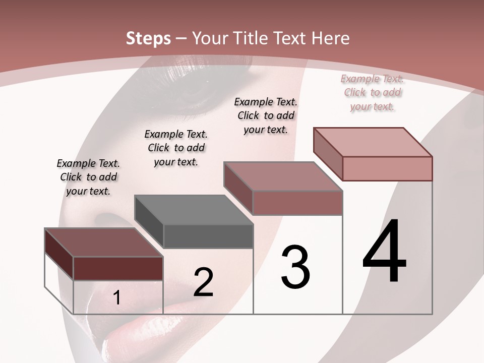 Look Eyes Lips PowerPoint Template