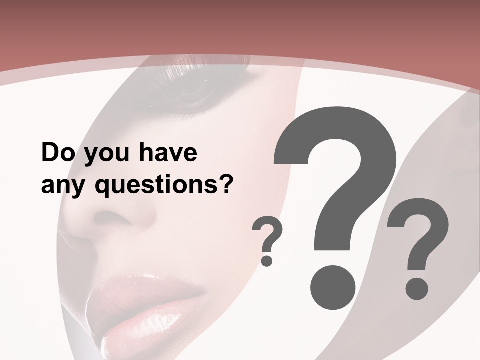 Look Eyes Lips PowerPoint Template