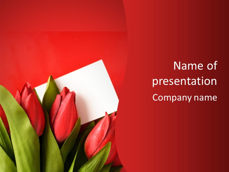 Invitation Blank Message PowerPoint Template