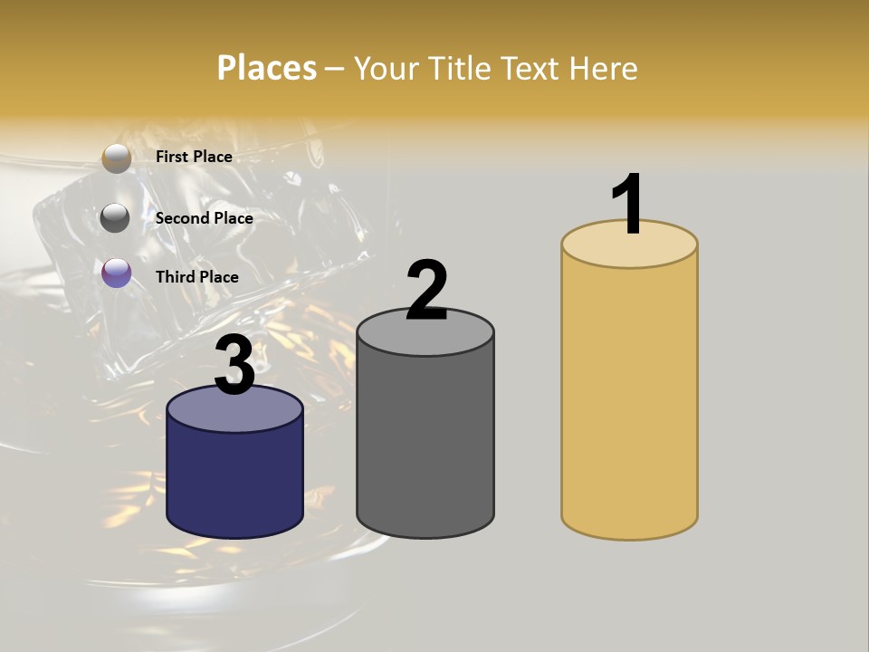 Cube Single Drink PowerPoint Template