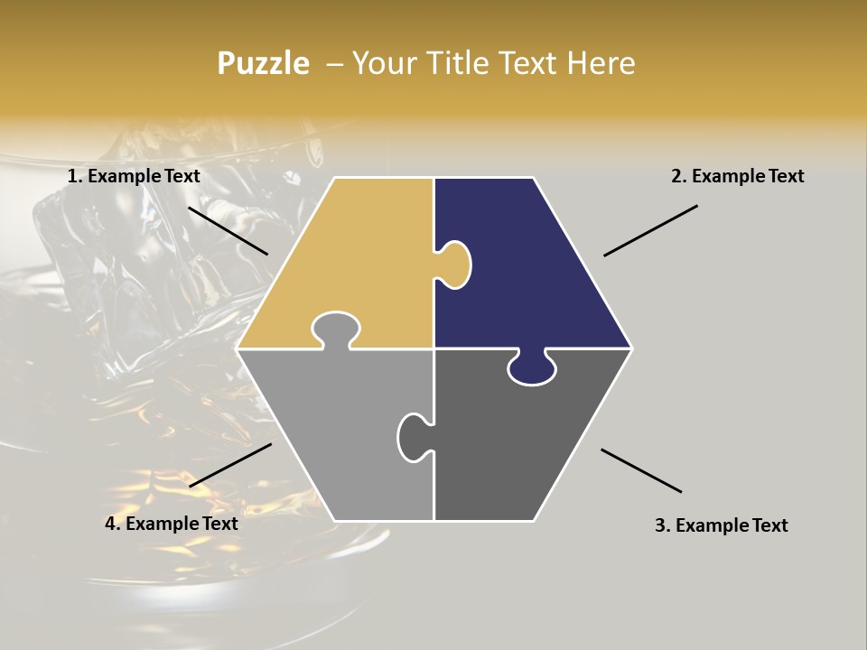 Cube Single Drink PowerPoint Template