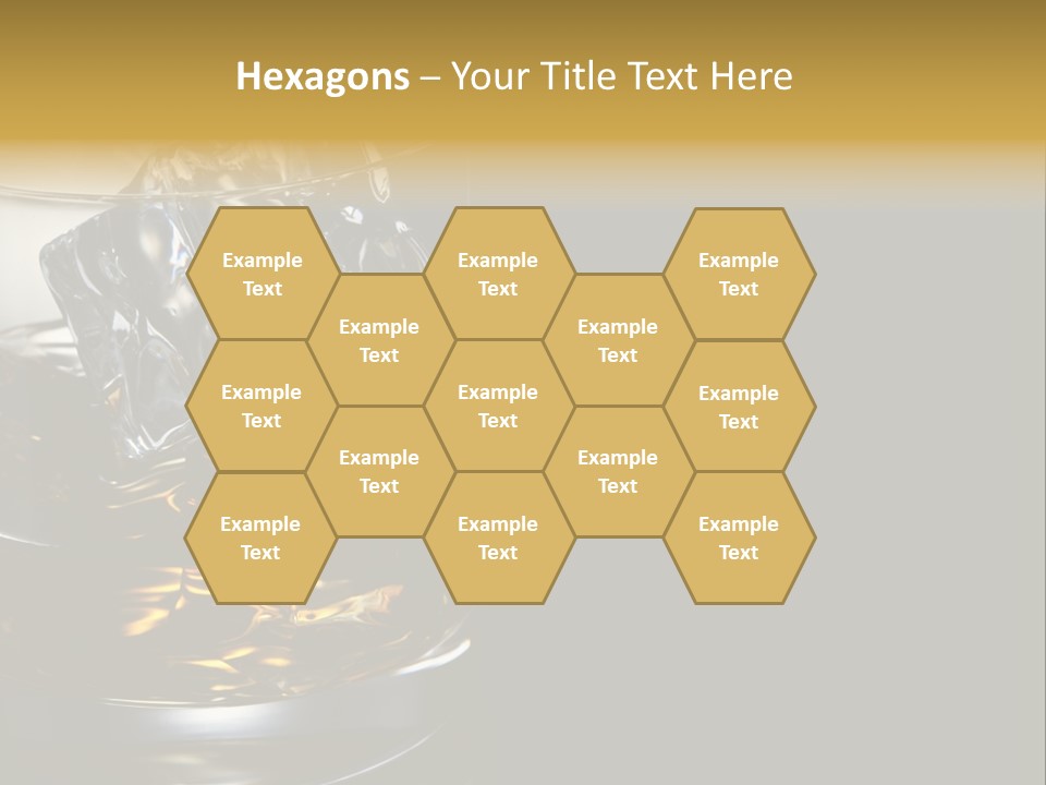 Cube Single Drink PowerPoint Template