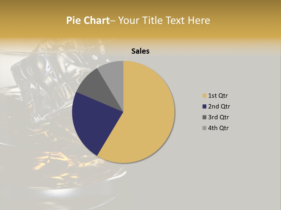 Cube Single Drink PowerPoint Template