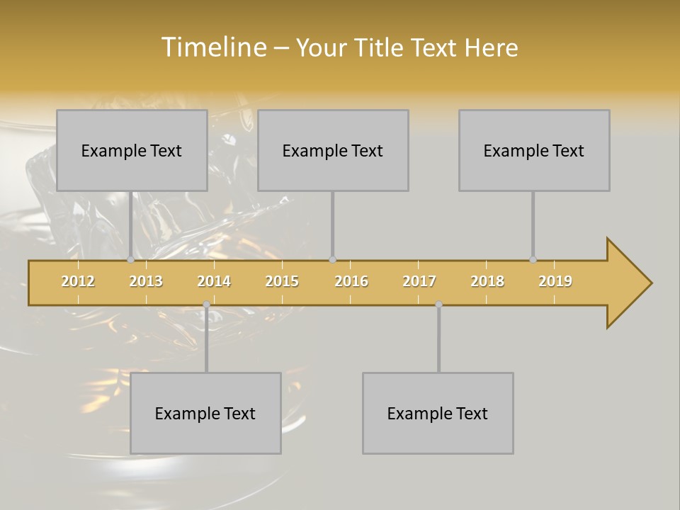 Cube Single Drink PowerPoint Template