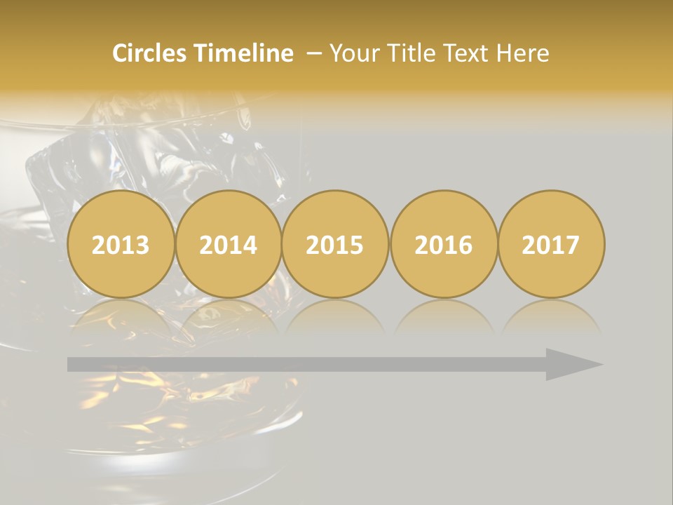 Cube Single Drink PowerPoint Template