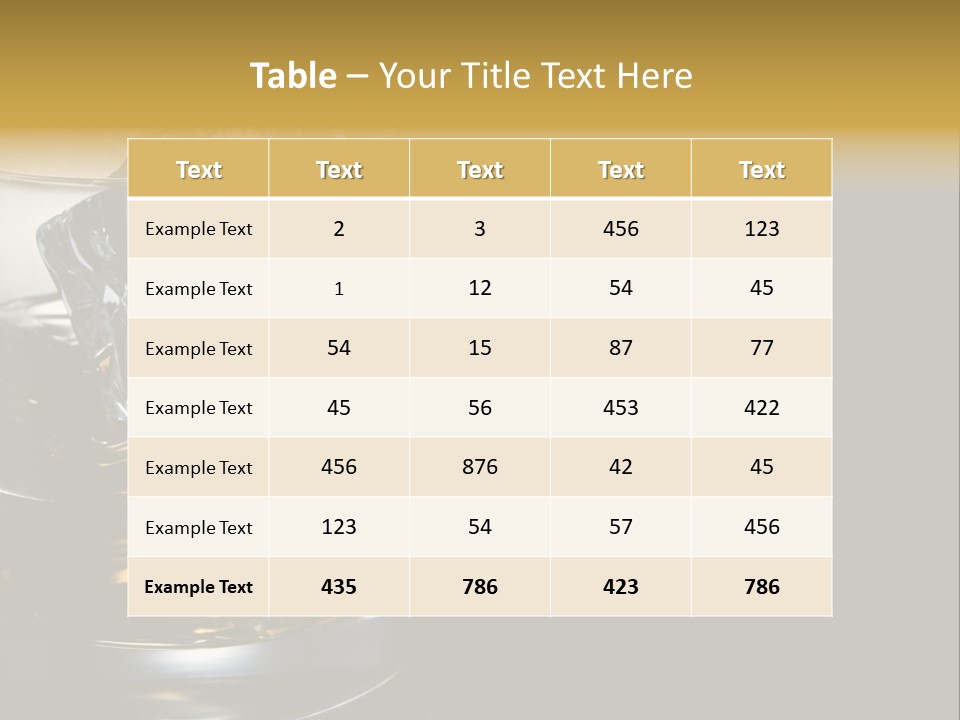 Cube Single Drink PowerPoint Template