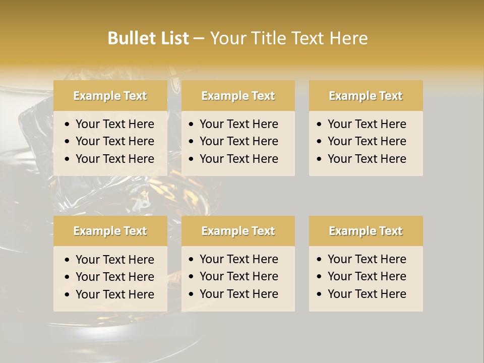 Cube Single Drink PowerPoint Template