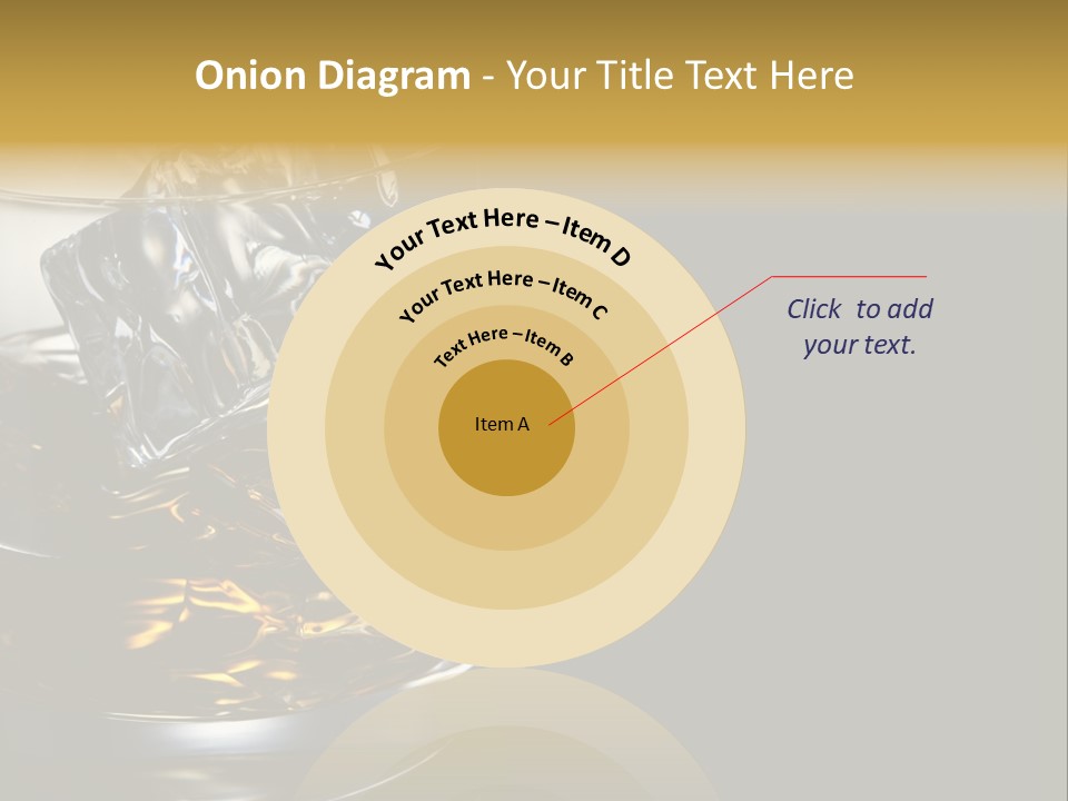 Cube Single Drink PowerPoint Template