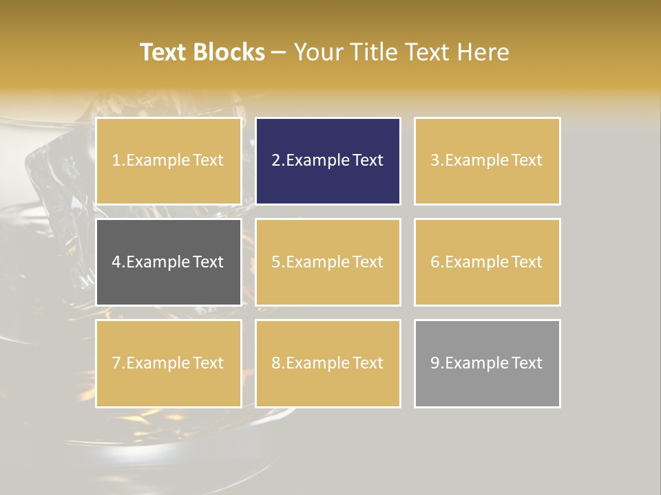 Cube Single Drink PowerPoint Template
