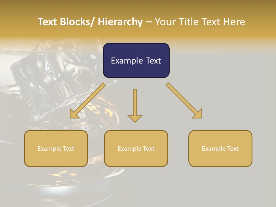Cube Single Drink PowerPoint Template