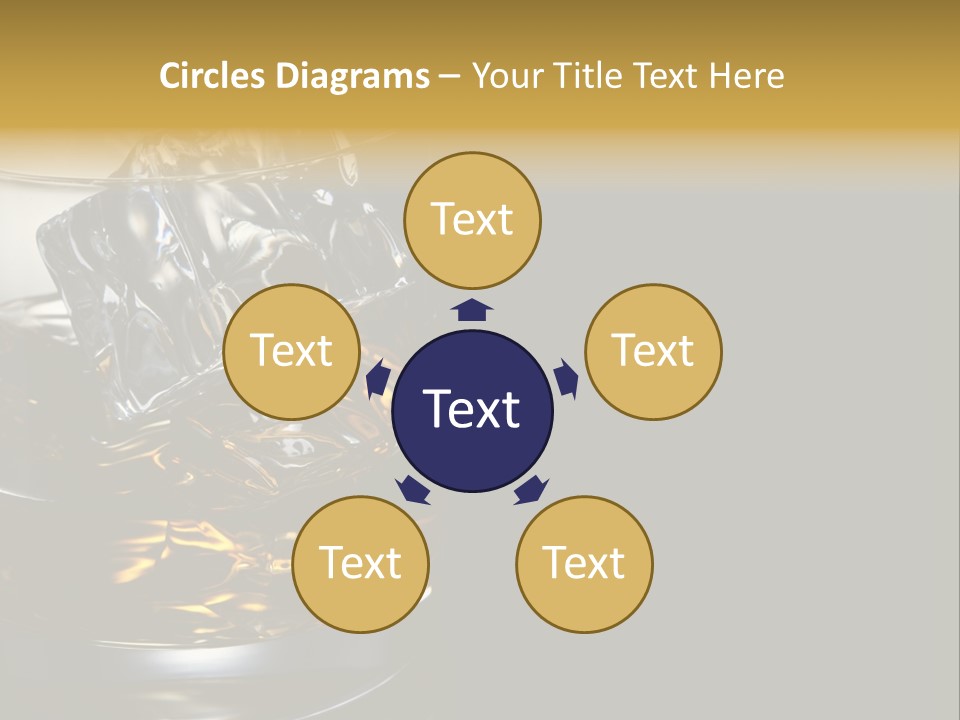 Cube Single Drink PowerPoint Template