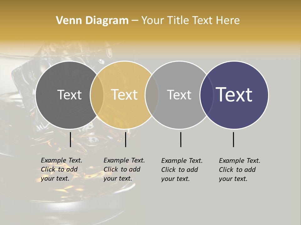 Cube Single Drink PowerPoint Template