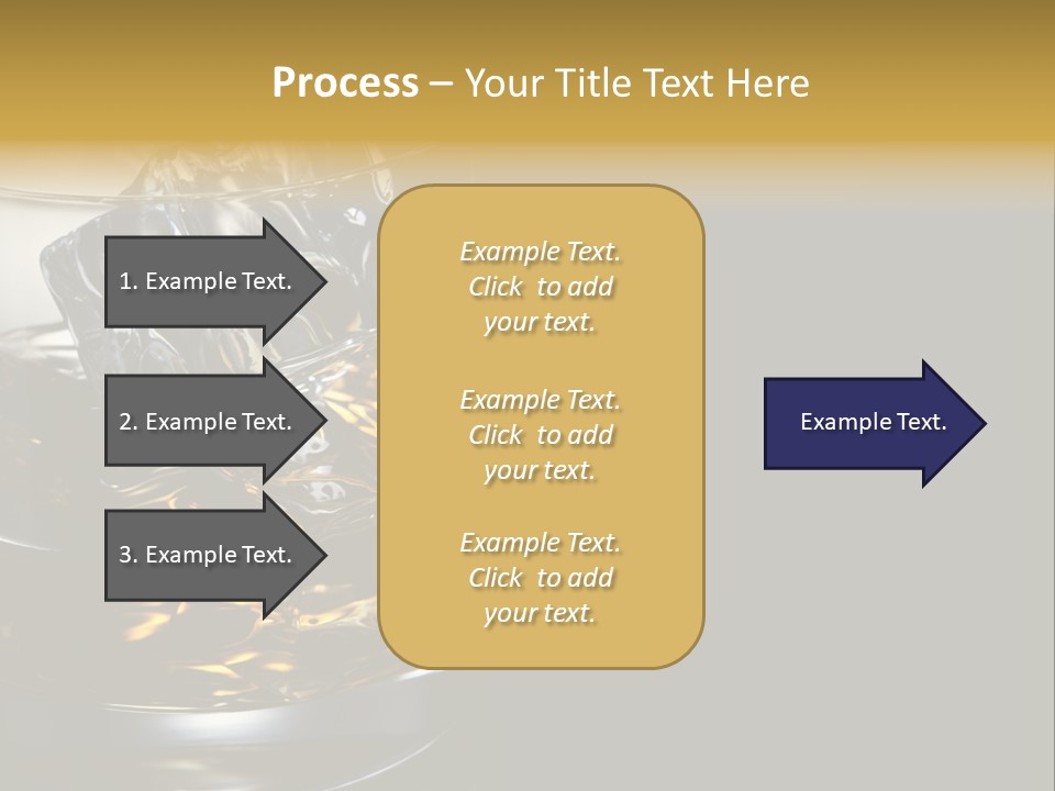 Cube Single Drink PowerPoint Template