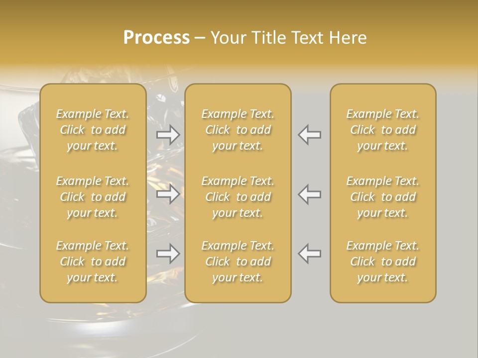 Cube Single Drink PowerPoint Template