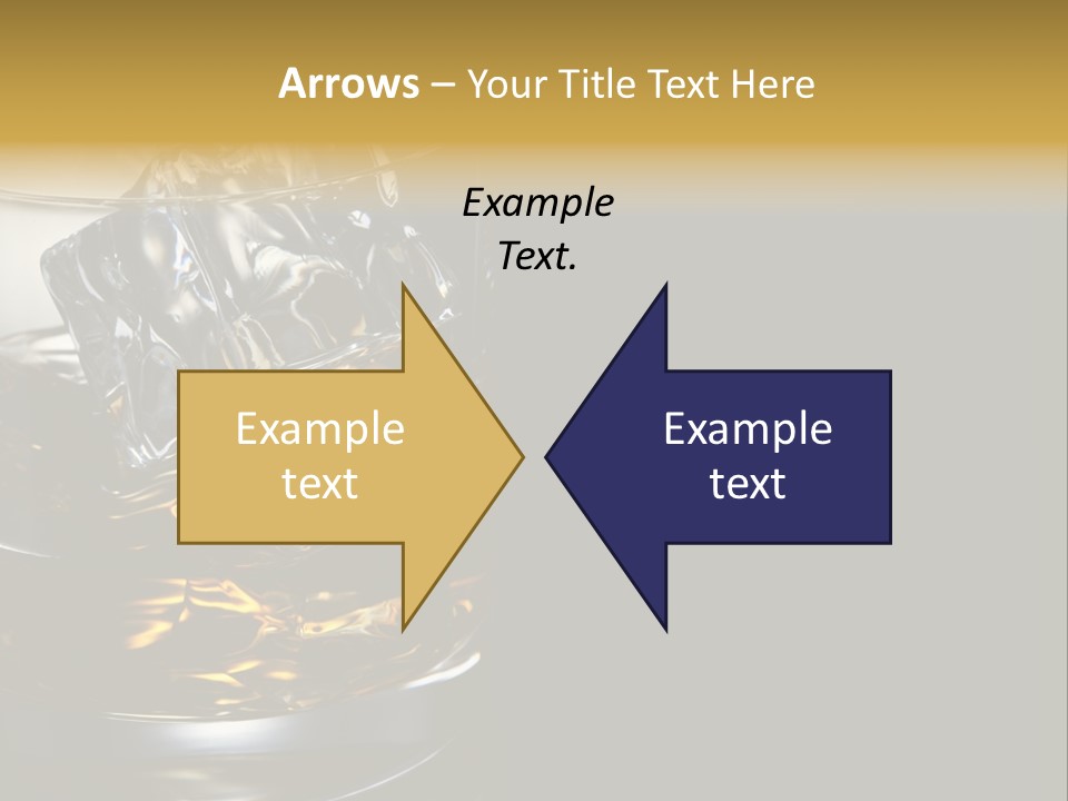 Cube Single Drink PowerPoint Template