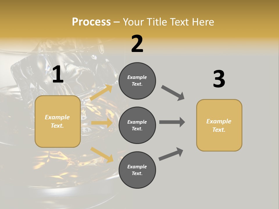 Cube Single Drink PowerPoint Template