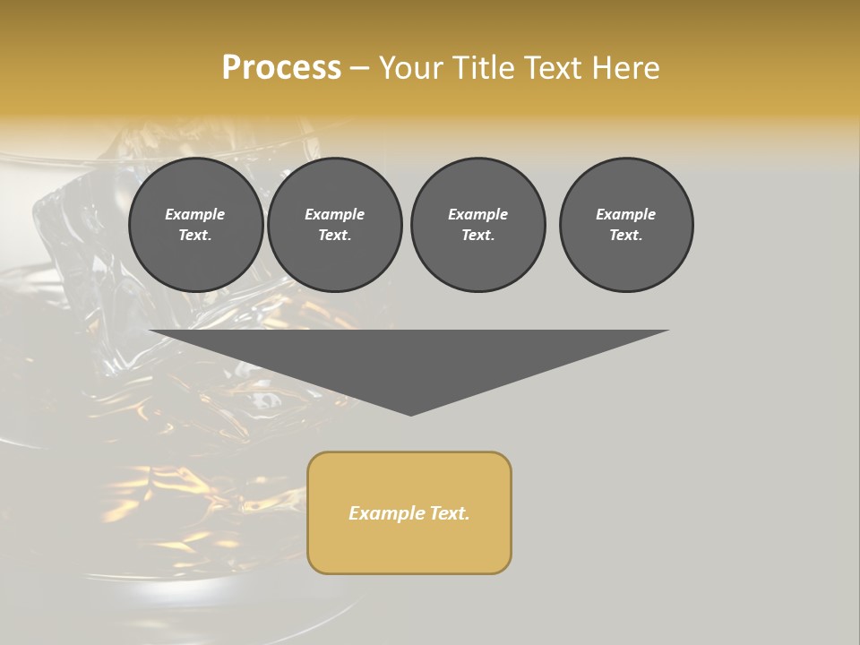Cube Single Drink PowerPoint Template