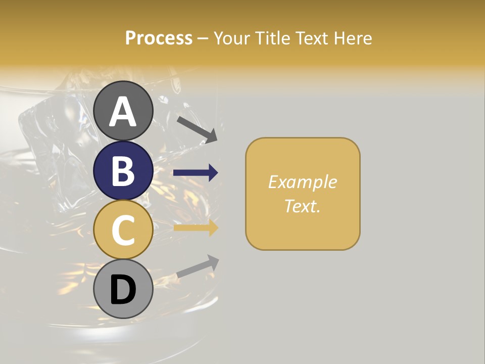 Cube Single Drink PowerPoint Template
