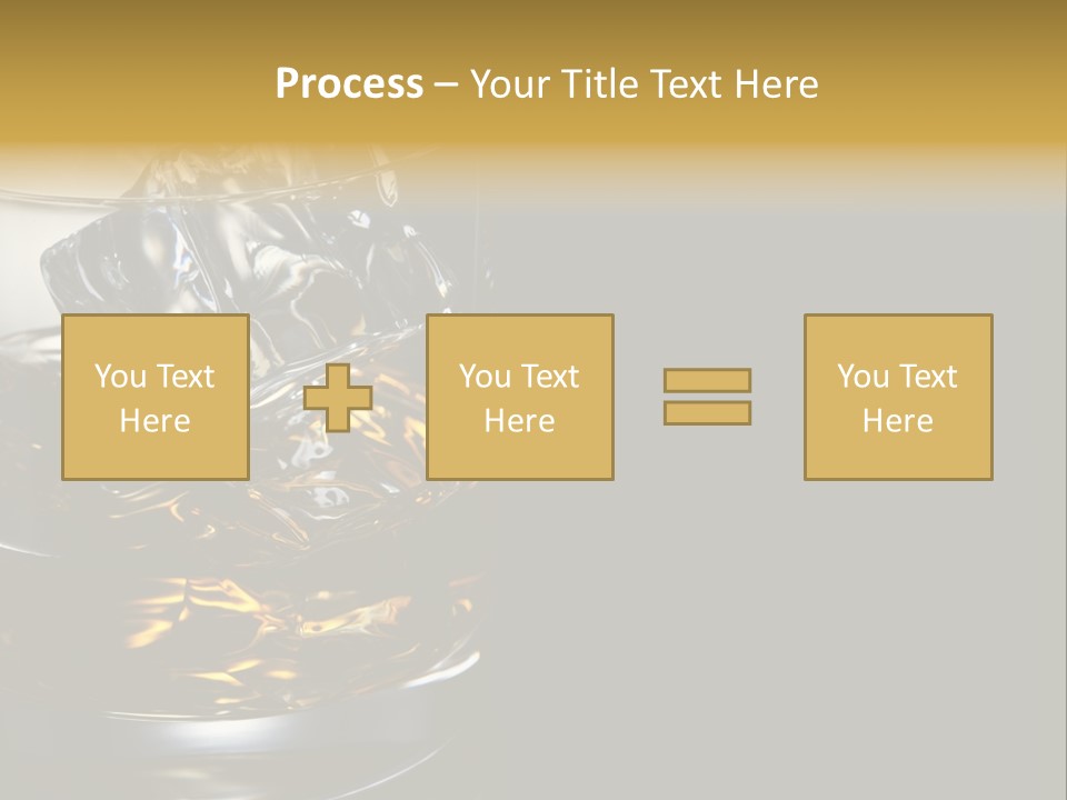 Cube Single Drink PowerPoint Template