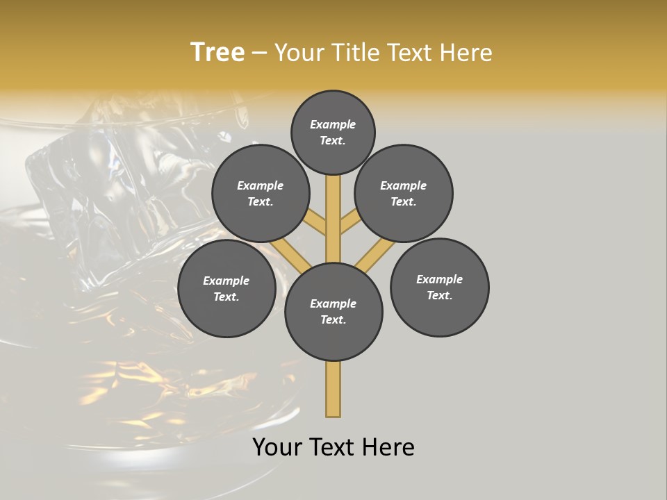 Cube Single Drink PowerPoint Template